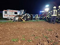 Bild: Schwerer Verkehrsunfall bei Gerbershausen