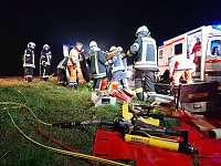 Bild: Schwerer Verkehrsunfall bei Gerbershausen