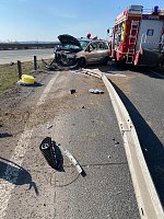Bild: Unfall auf der A38