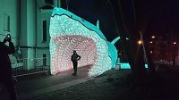 Bild: Peter Blei in den magischen Lichterwelten