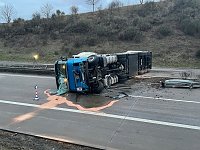 Bild: Unfall auf der A38