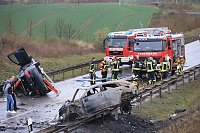 Bild: Unfall bei Bad Langensalza 