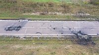 Bild: Unfallstelle in Luftaufnahmen