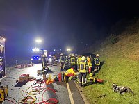 Bild: Schwerer Unfall an der Anschlussstelle Worbis
