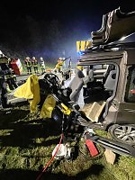 Bild: Schwerer Unfall an der Anschlussstelle Worbis