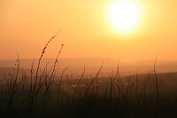 Bild: Sonnenuntergang - fotografiert vom Hainer Berg