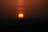 Bild: Sonnenuntergang - fotografiert vom Hainer Berg