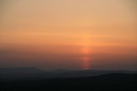 Bild: Sonnenuntergang - fotografiert vom Hainer Berg