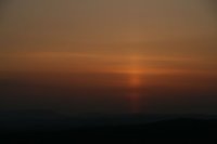 Bild: Sonnenuntergang - fotografiert vom Hainer Berg