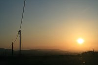 Bild: Sonnenuntergang - fotografiert vom Hainer Berg