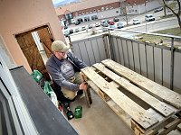 Der "Blumenblock" in Leinefelde nimmt Gestalt an Bild: Der "Blumenblock" in Leinefelde nimmt Gestalt an