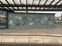 Bild: Graffiti-Schmiererei in Worbis