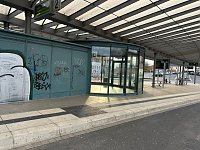 Bild: Graffiti-Schmiererei in Worbis