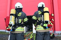 Bild: Eine Gro&szlig;&uuml;bung f&uuml;hrte die Feuerwehr in Heiligenstadt durch.