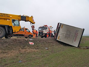 Lkw Unfall auf der B 4