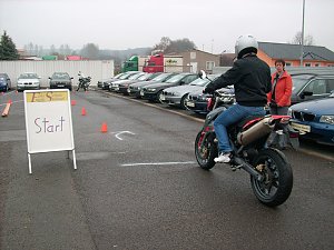 Slalomstrecke