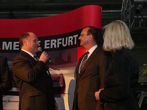 Die Er&ouml;ffnung am Donnerstagabend: Gl&uuml;ckw&uuml;nsche zum 50.