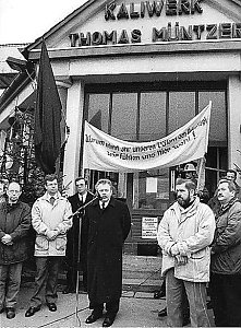 Gedenken in Bischofferode