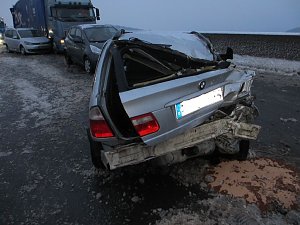 Unfall auf der Autobahn