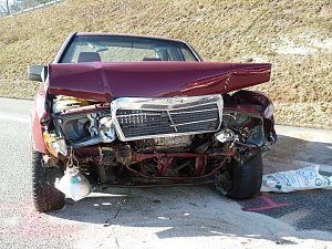 Unfall auf der Autobahn