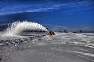 Schneeverwehungen