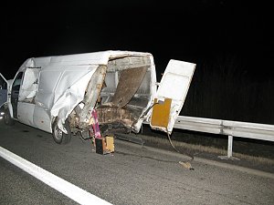 Unfall auf der Autobahn