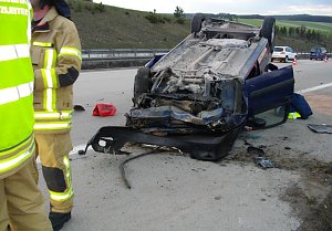 Unfall auf der Autobahn