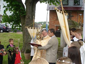 Fronleichnamprozession in Heuthen
