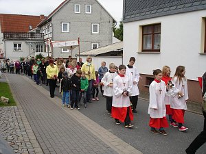 Fronleichnamprozession in Heuthen