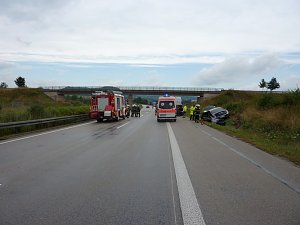 Unfall auf der A 38