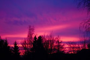 Rot am Morgen