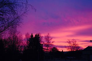 Rot am Morgen