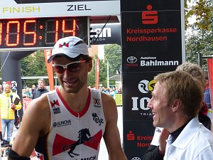 Zieleinlauf beim ICAN
