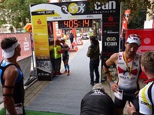 Zieleinlauf beim ICAN