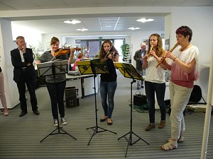 Er&ouml;ffnung der Ausstellung "Wege"