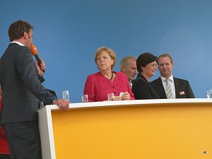 Angela Merkel in Leinefelde
