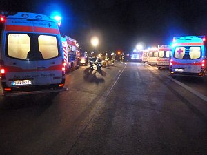 Unfall auf der Autobahn