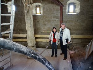 Sanierungsarbeiten auf der Burg