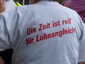 Protest der Besch&auml;ftigten