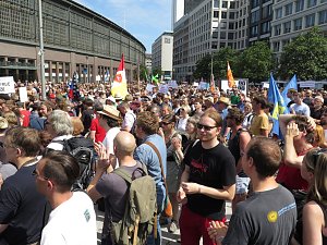 Demo in Berlin f&uuml;r die Pressefreiheit