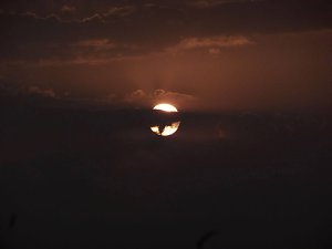 Gestriger Sonnenuntergang