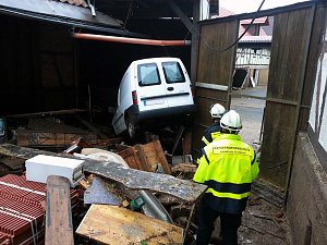 Unwetter w&uuml;tete in Rustenfelde
