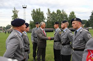 Feierliche Vereidigung in Berka
