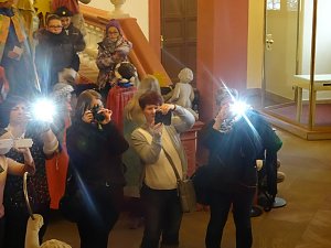 Eichsfelder Sternsinger zum Empfang in der Staatskanzlei