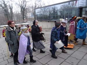 Eichsfelder Sternsinger zum Empfang in der Staatskanzlei