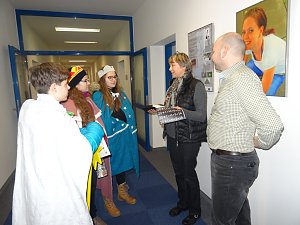 Eichsfelder Sternsinger zum Empfang in der Staatskanzlei