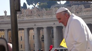 Pater Pio Gebetsgruppen beim Papst in Rom
