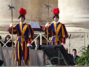 Pater Pio Gebetsgruppen beim Papst in Rom
