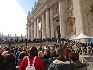 Pater Pio Gebetsgruppen beim Papst in Rom