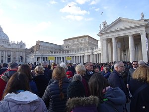 Pater Pio Gebetsgruppen beim Papst in Rom